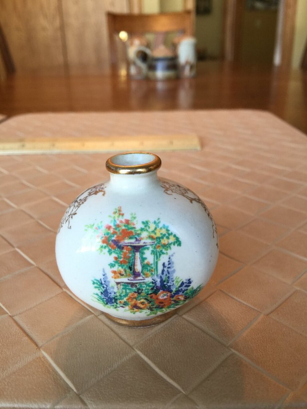 Vintage Lancaster & Sandland LTD Miniature Vase, Hanley England 2" x 2"